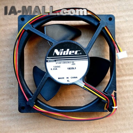 Nidec U12E13BS3B3-52 J23 DC13V 0.03A 13CM Refrigerator waterproof cooling fan