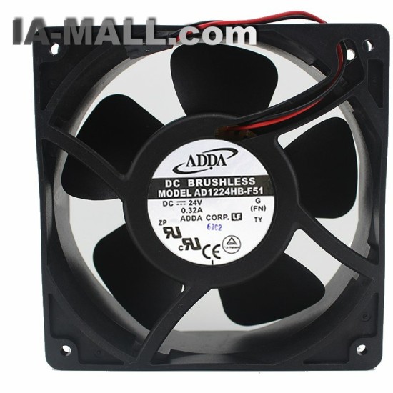 ADDA AD1224HB-F51 12cm DC24V high temperature server inverter cooling fan