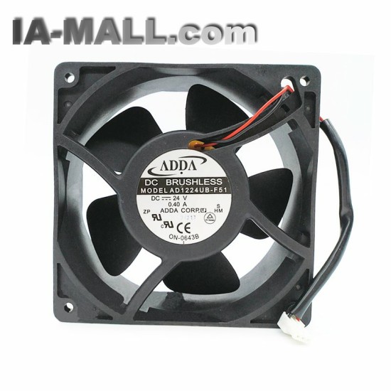 ADDA AD1224UB-F51 DC24V 0.40A server inverter Axial flow cooling fan