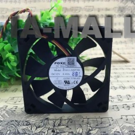 PV801512MSPF0A 12V 0.40A 8015 8cm 3line large air volume fan