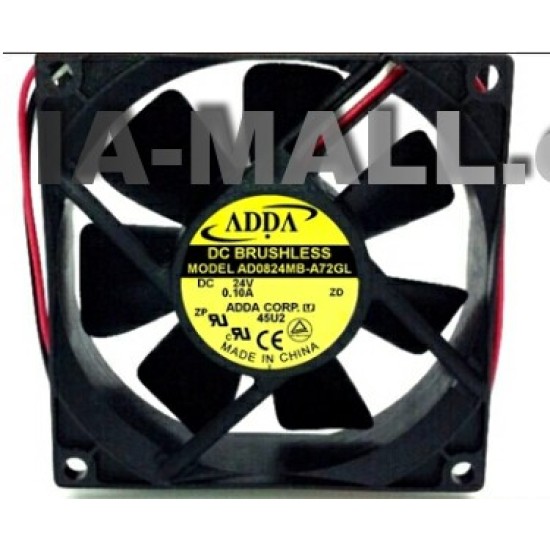 ADDA AD0824MB-A72GL 24V 0.10A 8CM 3line dual ball inverter fan