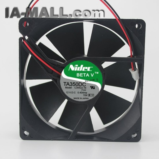 Nidec TA350DC C34422-16 12V 0.4A 9CM inverter cooling fan