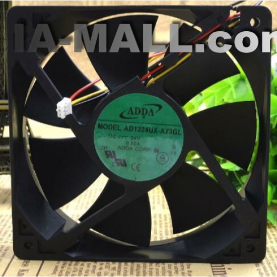 ADDA AD1224UX-A73GL 24V 0.25A 12CM 3wire inverter fan