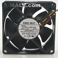 NMB  3110KL-05W-B59 8cm 24V 0.15A 8cm 3-wire Inverter Fan