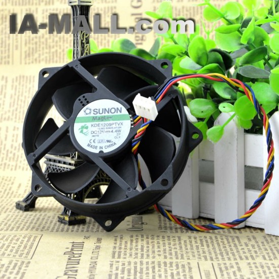 SUNON  KDE1209PTVX  DC 12V 7.0W 4-pin PWM Cooling Fan