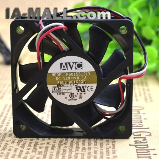 AVC F6015B12LY DC12V 0.1A 6cm CPU cooling fan