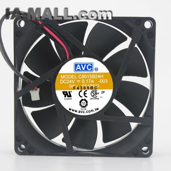 AVC C8015B24H 24V 0.17A inverter double ball cooling fan