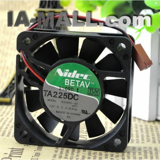 Nidec R33965-55  6CM 60*60*15 12V 0.16A dual ball fan