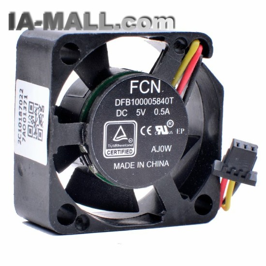 FCN DFB100005840T 25x25x10mm DC5V 0.5A miniature large air volume cooling fan