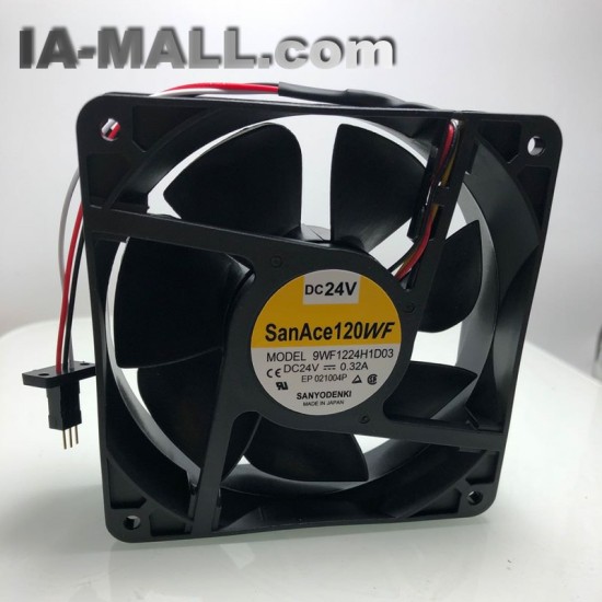 Sanyo 9WF1224H1D03 120*120*38mm DC24V 0.32A cooling fan