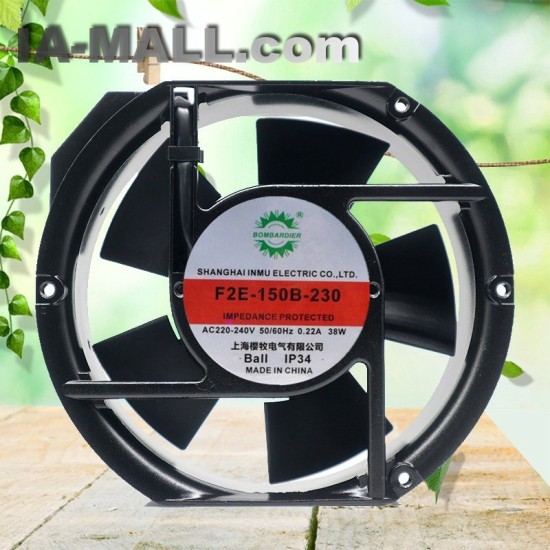 F2E-150B-230 AC220-240V 0.22A 38W 17CM 2600RPM Axial Cooling Fan