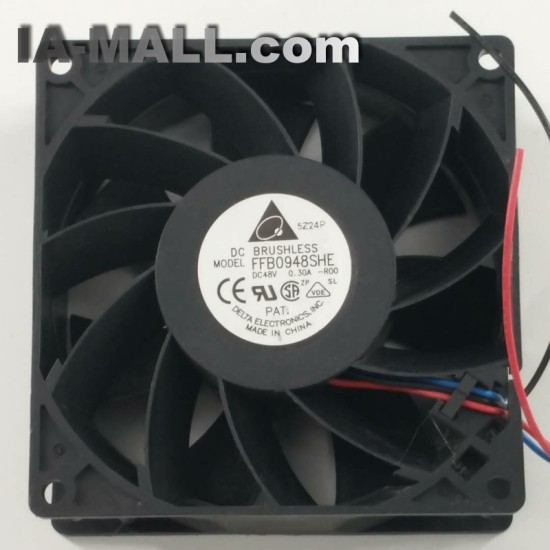 Delta FFB0948SHE 48V 0.30A  3-line axial flow cooling fan