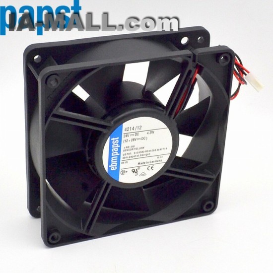 Ebmpapst 4214/12 24V 4.3W 120*120*38MM inverter cooling fan