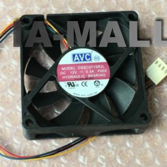 AVC DSSC0715R2L P002 DC12V 0.3A Server Square Cooling fan