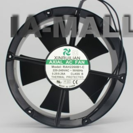 XFAN RAH2260B1-C 220-240VAC 0.25/0.26A cooling fan