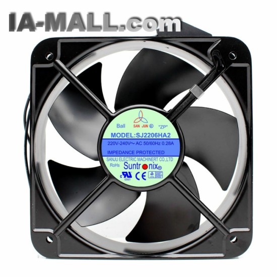 Suntronix SANJUN SJ2206HA2 220V 0.28A metal Axial cooling fan