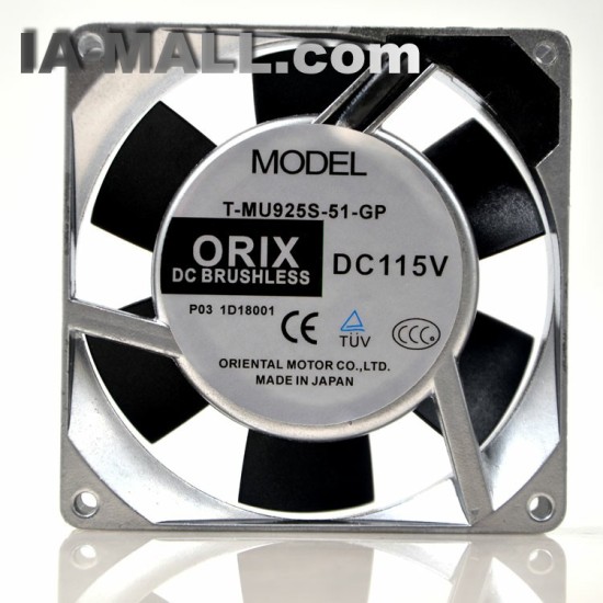 ORIX T-MU925S-51-GP DC115V 10W cooling fan