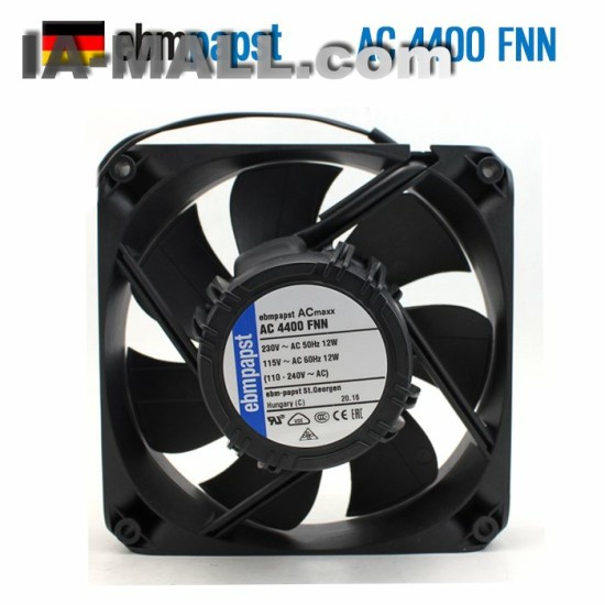 ebm papst AC4400FNN AC 4400 FNN AC 230V 115V 12W 1x1x25mm Server Square fan