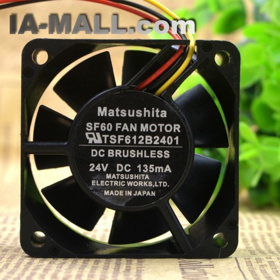 Matsushita TSF612B2401 DC24V 90mA 3-wire cooling fan