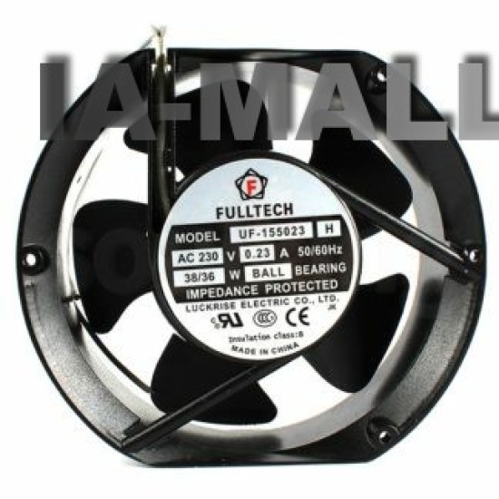 FULLTECH UF-155023H AC230V 0.23A 38/36W 3000RPM 2-Wires Cooling Fan