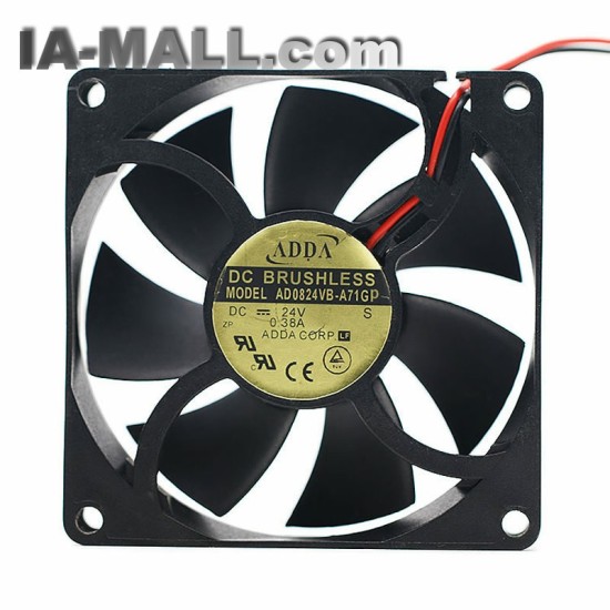 ADDA AD0824VB-A71GP/A72GP 24V 0.38A DC BRUSHLESS Cooling Fan