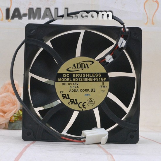 ADDA AD1248HB-F91GP DC48V 0.52A 12CM cooling fan