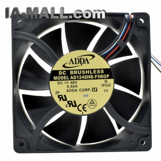 ADDA AD1248HB-F9BGP DC48V 0.52A 4-wire 12CM cooling fan