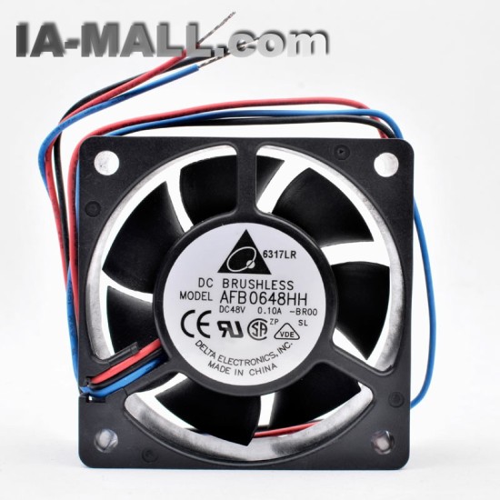 Delta AFB0648HH-BR00 DC48V 0.10A 3-wires cooling fan