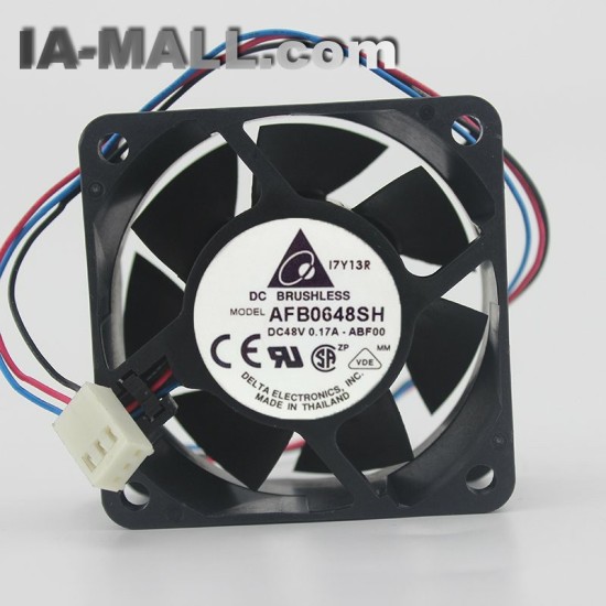 Delta AFB0648SH 6025 6cm DC 48V 0.12A 6CM 60*60*25MM 3-wire Switch Cooling Fan