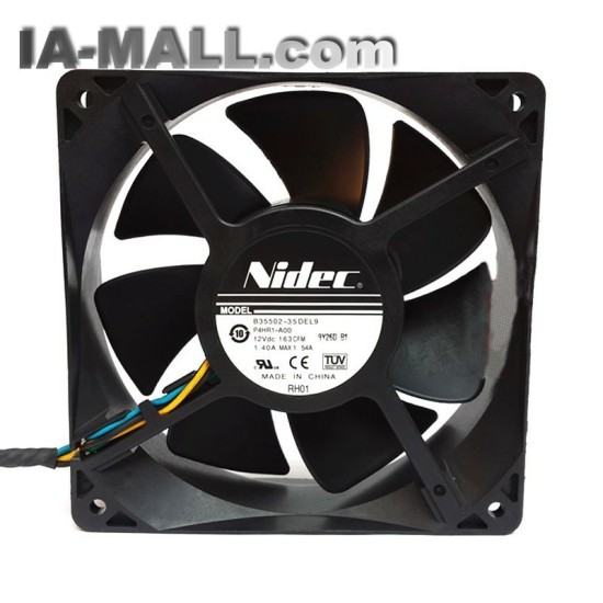 Nidec B35502-35DEL9 P4HR1-A00 12V 1.40A 4-Line Double Ball Bearing Cooling Fan