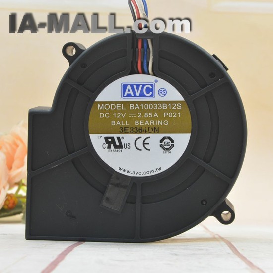 AVC BA10033B12S DC12V 2.85A Double Ball Centrifugal Turbine cooling fan