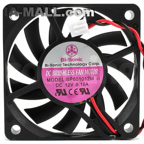 BI-SONIC BP601012M 12V 0.16A silence cooling fan