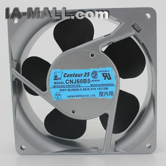 Servo CNJ60B5 AC200V 0.09A/0.07A 15/13W 50/60HZ 3200RPM 2-Wires Cooling Fan