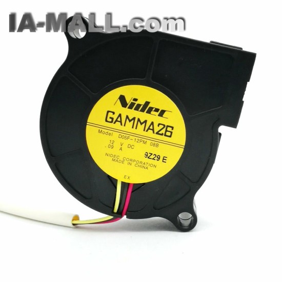 Nidec D05F-12PM 08B 12V 0.9A Quiet Centrifugal Turbine Blower Projector Fan