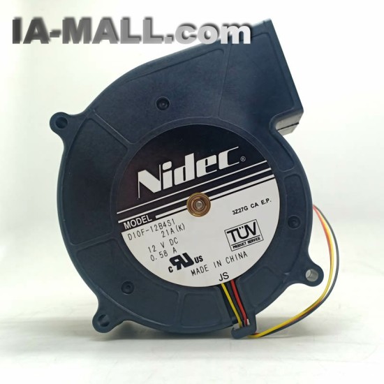 Nidec D10F-12B4S1 DC 12V 0.58A 3-Lines projector cooling fan