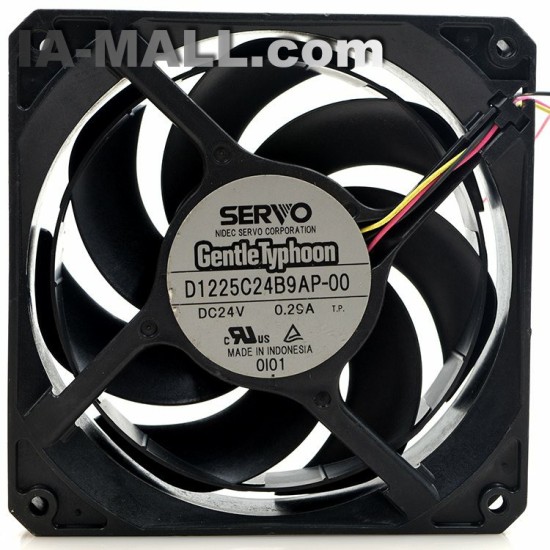 SERVO D1225C24B9AP-00 DC24V 0.29A 3-wires cooling fan