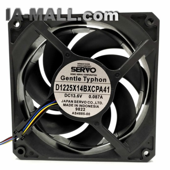 SERVO D1225X14BXCPA41 DC13.6V 0.087A 12CM Ultra-quiet cooling fan