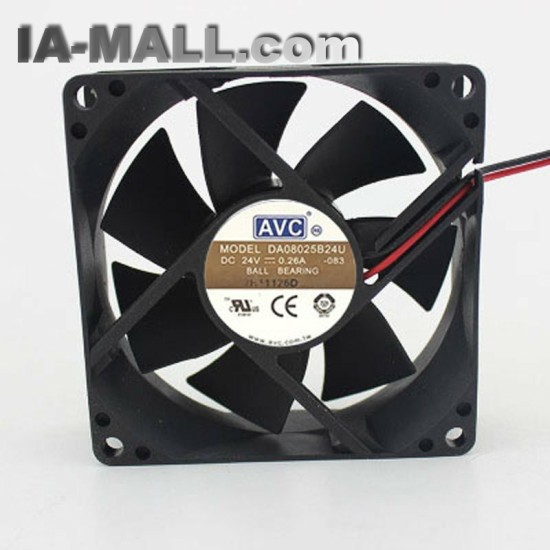 AVC DA08025B24U 24V 0.26A 8cm 2-wires inverter cooling fan