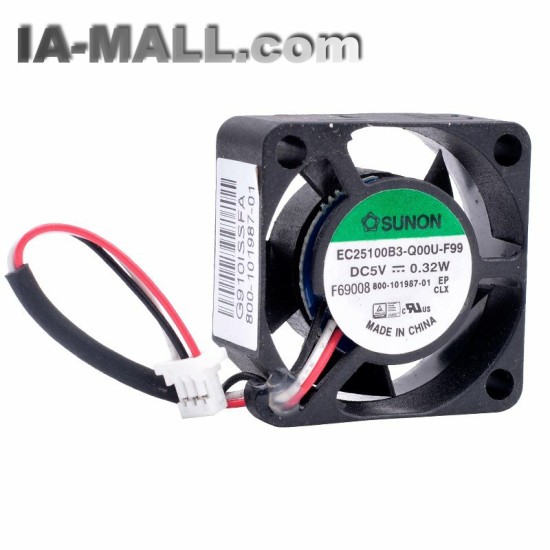 Sunon EC25100B3-Q00U-F99 DC5V 0.32W 3lines quiet small cooling fan