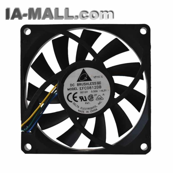 Delta EFC0812DB DC12V 0.5A 4-wire PWM cooling Fan