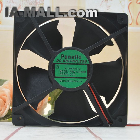 Panaflo FBK-12G24M DC24V 0.2A 3-Wires Industrial Equipment Cooling Fan