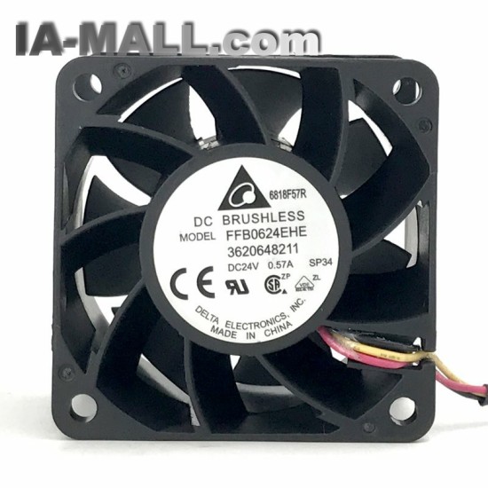 Delta FFB0624EHE DC 24V 0.57A server inverter axial cooling fan