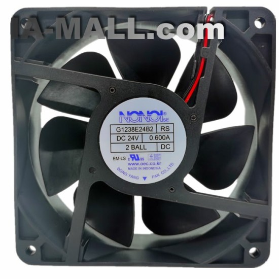 NONOI G1238E24B2 RS DC24V 0.6A  2BALL cooling fan