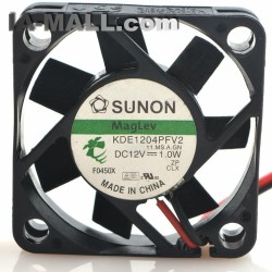 Sunon KDE1204PFV2 DC12V 0.6W 3-Wires silent magnetic suspension fan