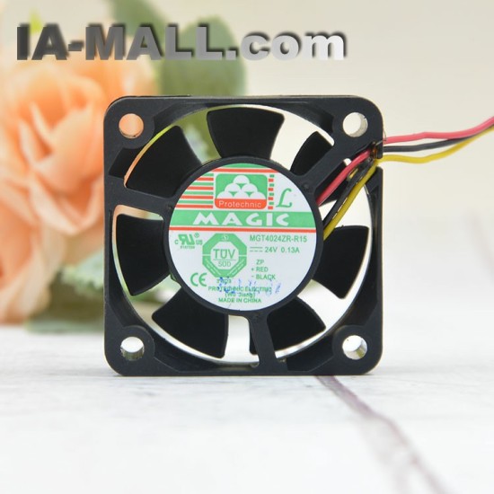 Magic MGT4024ZR-R15 DC24V 0.13A Inverter cooling Fan