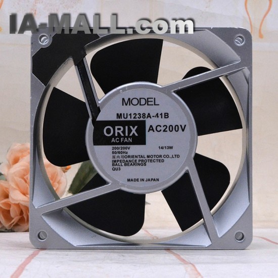 ORIX MU1238A-41B AC 200V 14/13W 120x120x38mm Server Cooling Fan