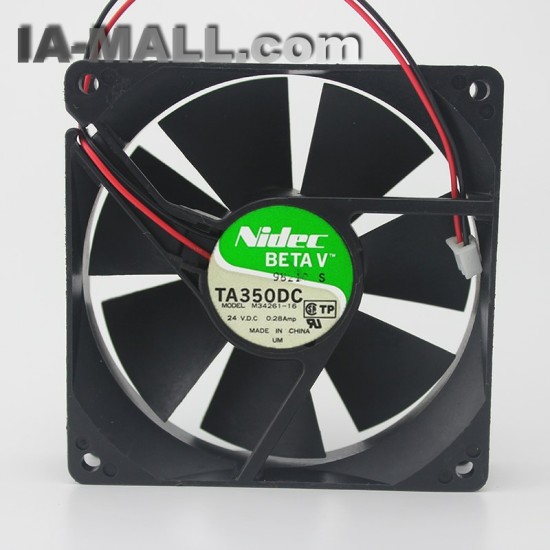 Nidec M34261-16 TA350DC 24V 0.28A 2-wire double ball inverter cooling fan