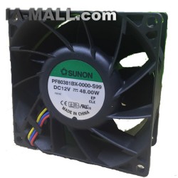 SUNON PF80381BX-0000-S99 DC12V 4A 48W 4-Lines Violent Booster Cooling Fan