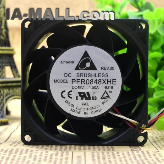 PFR0848XHE DC48V 1.50A delta 4-wire cooling fan