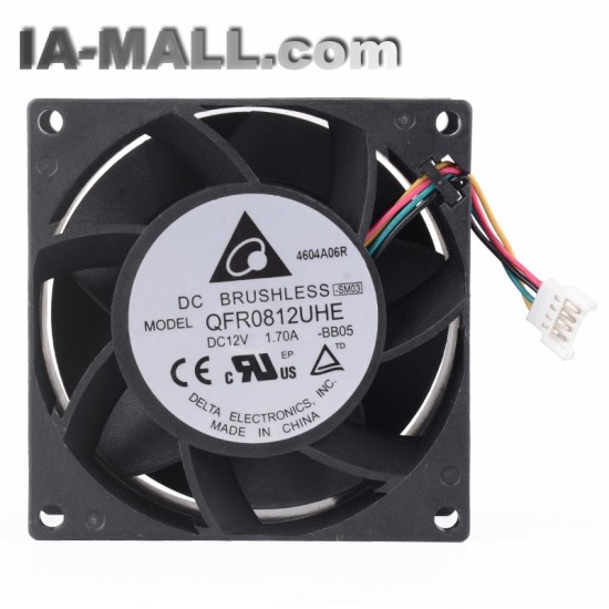 Delta QFR0812UHE DC12V 1.70A 2.50A 4Lines Computer cooling fan